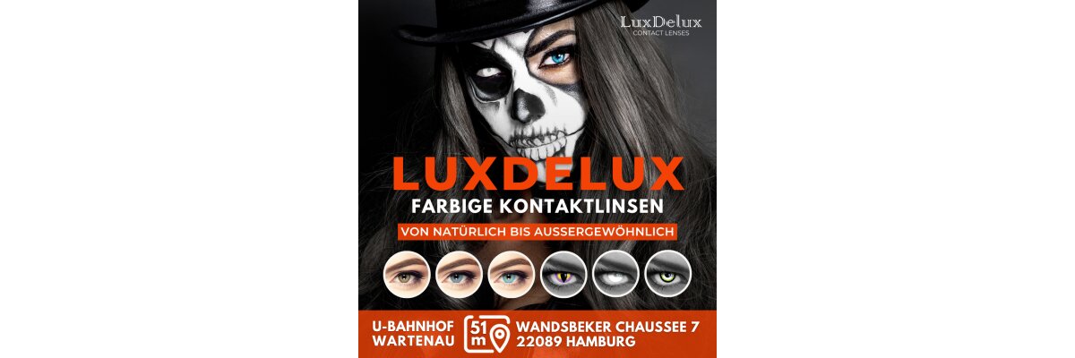 Halloween Farbige Kontaktlinsen und Zubehör in Hamburg kaufen - Halloween Farbige Kontaktlinsen und Zubehör in Hamburg kaufen