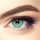 Blaue Farbige Kontaktlinsen für braune Augen - Bonito Blue-Beige -4.25 DPT (in Minus) + GRATIS BOX