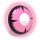 UV - Neon Pink Target Farbige Kontaktlinsen - Schwarzlicht leuchtende Motivlinsen