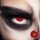 New Red (halb-blinde Linsen) Crazy Fun Helloween Party - Motiv Fasching Karneval Maske
