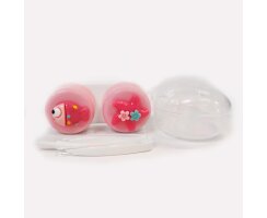 Cute Contact Lens Case - Kontaktlinsenaufbewahrung Box mit Zubehör verschiedene Designs