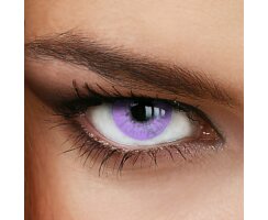 Naturally Sweet Violet (MIT und OHNE SEHSTÄRKE) LuxDelux lila farbige Kontaktlinsen für Cosplay und Halloween