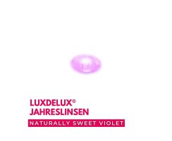 LuxDelux Naturally Sweet Violet - farbige Kontaktlinsen in Lila Farbe - MINUS -2.50