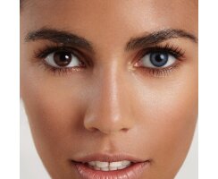 WABI SABI Deep Blue Farbige Kontaktlinsen - blau -  mit und ohne Stärke - hochdeckende 3 Monatslinsen -2.25 in Minus