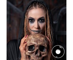 Black Out - schwarze Motivlinsen für Halloween und Cosplay Event LuxDelux (ohne Stärke)