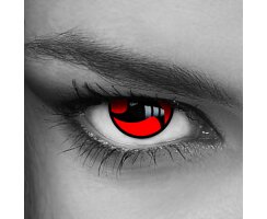 Itachi - rote Motivlinsen Cosplay - Farbige Kontaktlinsen Crazy (N-13) (ohne Stärke)