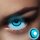 Farbige Kontaktlinsen UV - Neon Blue (ohne Stärke)