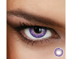 Farbige Kontaktlinsen Rainbow Sweet Violet (ohne Stärke)