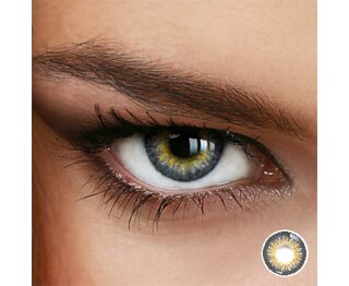 Grosse Kontaktlinsen Daisy Gray 14.8mm Puppenaugen ohne Stärke - beliebt bei Cosplay Kostümierung