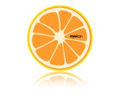 Kontaktlinsen Aufbewahrungsbox SET - fruity - mit Orange...