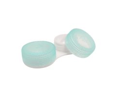 Kontaktlinsenbehälter - Aufbewahrungsbox - Grn - transparent und kompakt