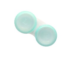 Kontaktlinsenbehälter - Aufbewahrungsbox - Grün / Green - transparent und kompakt