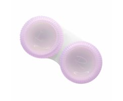 Kontaktlinsenbehälter - Aufbewahrungsbox - Violet - transparent und kompakt