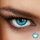 Farbige Kontaktlinsen Caribbean Blue (MIT und OHNE Stärke/Power - von Minus -12.00 DPT bis Plus +5.00 DPT)